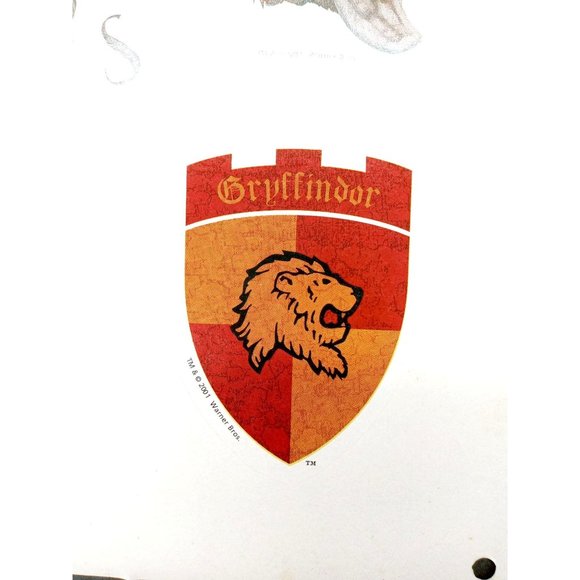 Vintage Harry Potter 16 Count Sticker Sheet Gryffindor Quidditch Hogwarts Hedwig - Picture 3 of 4